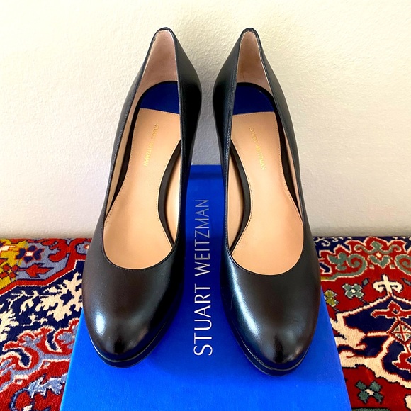 Stewart Wiseman The Beatrix Pump In Black Leather - Picture 10 of 15